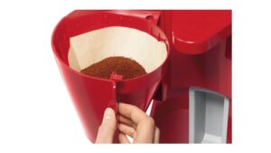 BOSCH  aparat za kafu CRVENA  900-1100W Stakleni vrč za 10/15 šoljica kafe