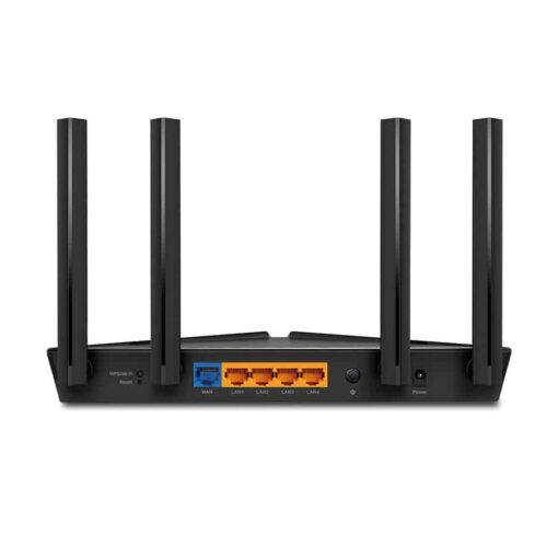 ROUTER TP-Link ARCHER AX53 AX3000 Dual-Band Wi-Fi 6 RouterSPEED: 574 Mbps at 2.4 GHz + 2402 Mbps at 5 GHz SPEC: 4× Antennas, 1× Gigabit WAN Port + 4×