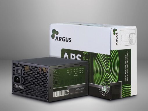Inter-tech PSU Argus APS-420W12cm fan   Mainboard 20+4PinPCI-Express 6+2Pin  3x SATA  1x Floppy