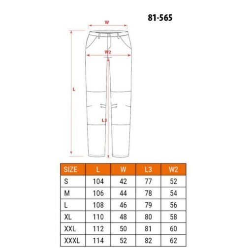OXFORD radne hlače S-XXXL NEO 81-565 - Slika 2