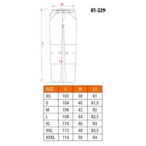 Radne hlače s 5 džepova Denim S-XXXL NEO 81-229 - Slika 2