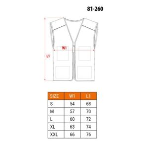 Radni prsluk S XXL NEO 81 260 3