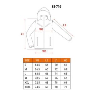 Reflektirajuca radna jakna S XXXL NEO 81 710 1