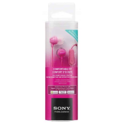 Sony slušalice EX-15 pinkIn-Ear  mikrofon