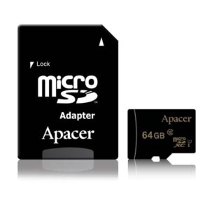 APACER microSD 64GB Class 10R/W:85/10MB/s + Adapter