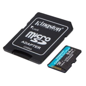 Kingston micro SD 64GBCanvasGoPlusr/w:170MB/s/70MB/s with adapter