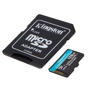 Kingston microSD 128GBCanvasGoPlusr/w:170MB/s/90MB/s with adapter