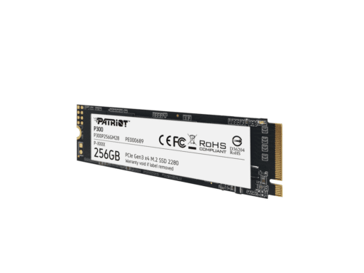 Patriot SSD 256GB M.2;P300 M.2 PCIe Gen 3 x4up to R/W : 17000/1100MB/s