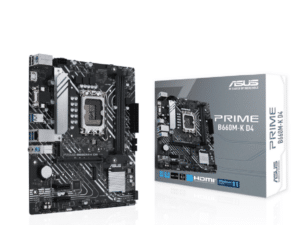 Matična ASUS MB PRIME B660M-K D4 Intel B660 LGA1700 2xDDR4 RAID VGA, HDMI, mATX