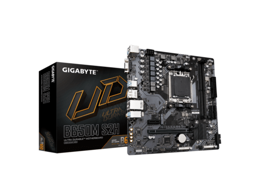 Gigabyte MB B650M S2HG10AM5; 2xDDR5; 1xM.2