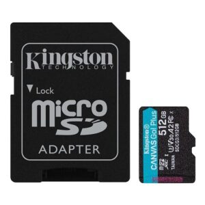 Kingston micro SD 512GBCanvasGoPlusr/w:170MB/s/90MB/s