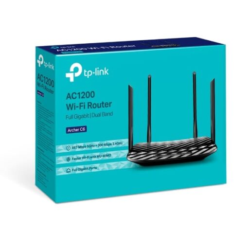 TP-Link ruter bežični ARCHER C6 AC1200 Mesh Wireless MU-MIMO WiFi Gigabit Router - Slika 2
