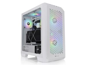 Thermaltake View 300 MX Snow Mid tower tempered glass 2x 200mm ARGB PWM fan 1x 120mm ARGB 3
