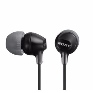 Sony slušalice EX15 crneIn-Ear BlackSmartphone Mic and Control