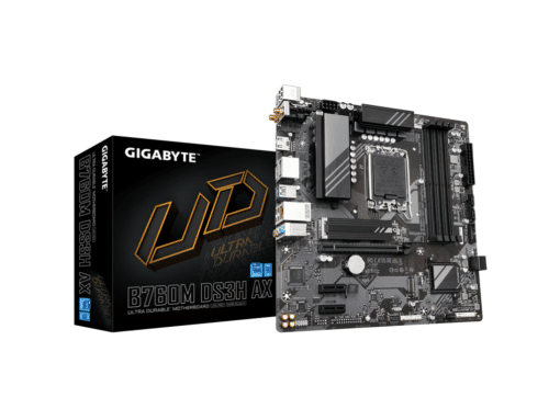 Gigabyte MB B760M DS3H AXLGA1700; 4xDDR5; 2xM.2