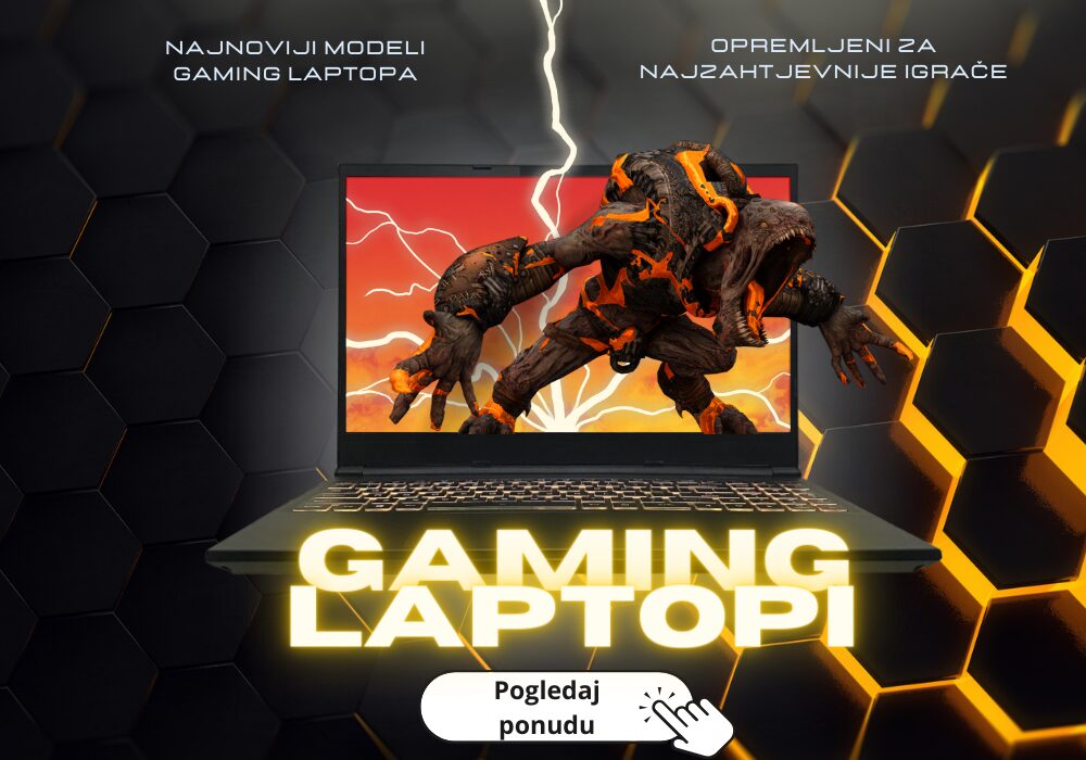 Akcija gaming laptopa