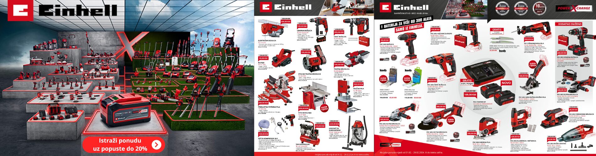 Einhell akcija 2024