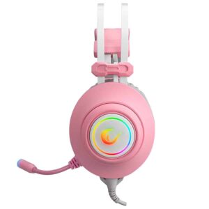 Slušalice sa mikrofonom gaming RAMPAGE RM-K1 PULSAR pink