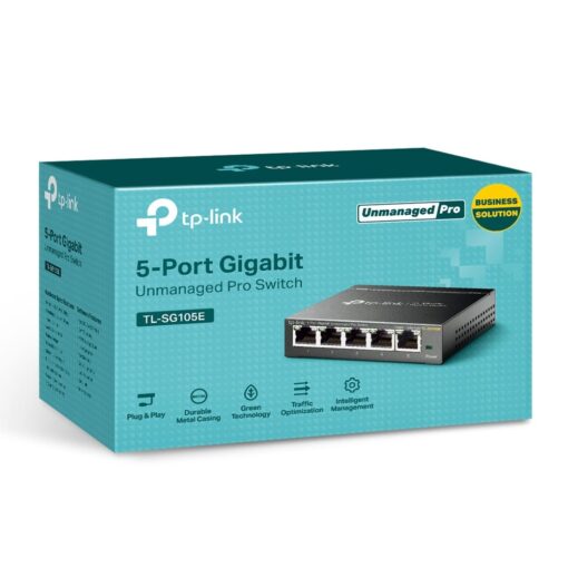 TP-Link TL-SG105E 5-Port Gigabit Easy Smart Switch - Slika 2