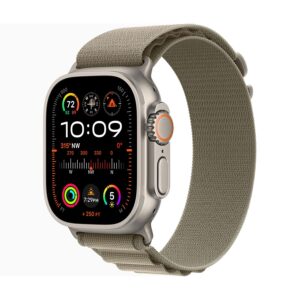 Apple Watch Ultra 2 LTE 49mm Titanium Case – Olive Alpine