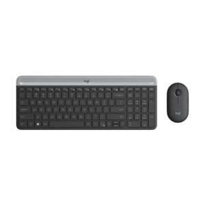 Tastatura + miš bežično Logitech Slim Combo MK470 - GRAPHITE - HRV-SLV