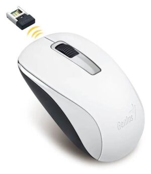 Genius miš NX-7005 wls bijeli wireless, 1.200 DPI, Blue Eye optički senzor