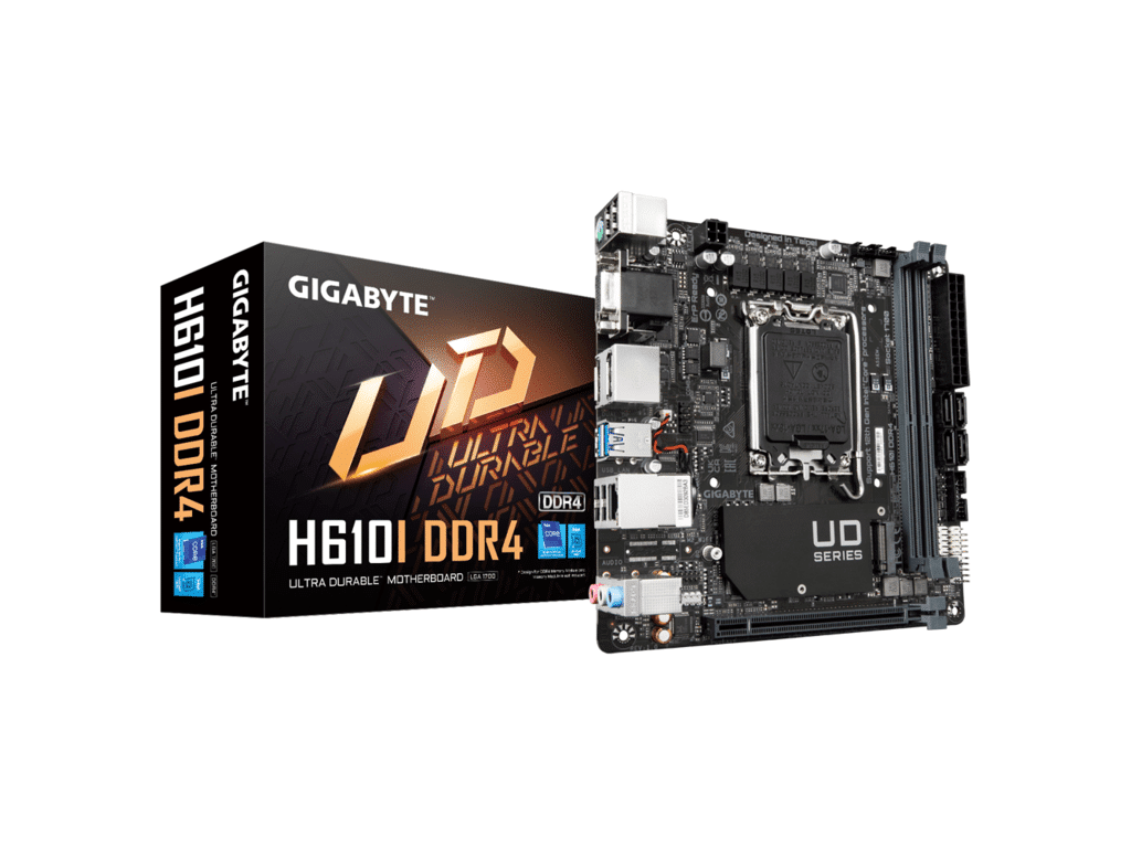 Matična ploča Gigabyte MB H610I DDR4 LGA 1700 3 Gigabyte MB H610I DDR4LGA 1700; PCIe 4.0; Intel H6104xDDR4