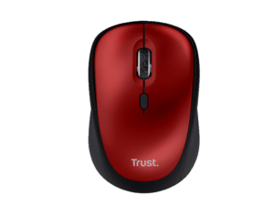 Trust Yvi+ Silent wireless miš, crveni