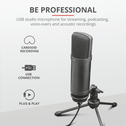 GXT252 Emita+ Streaming mikrofon Professional USB studio mic - Slika 2