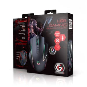Mis GEMBIRD MUSG RAGNAR RX300 USB gaming RGB backlighted mouse 8 buttons 3