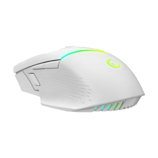 Miš gaming RAMPAGE DROP M3, white, RGB, wireless, - Slika 6