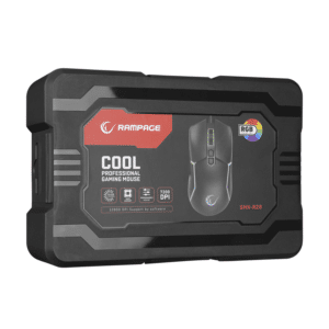 Mis gaming RAMPAGE SMX R28 COOL black USB RGB makro 7200dpi1000hz 7