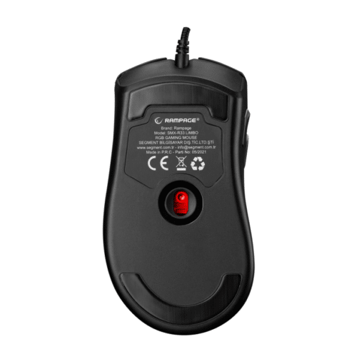 Miš gaming RAMPAGE SMX-R33 LIMBO black, macro,6400dpi, - Slika 7