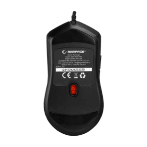 Mis gaming RAMPAGE SMX R54 VIBE USB black RGB 6400dpi 6