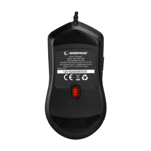 Miš gaming RAMPAGE SMX-R54 VIBE USB, black, RGB, - Slika 7