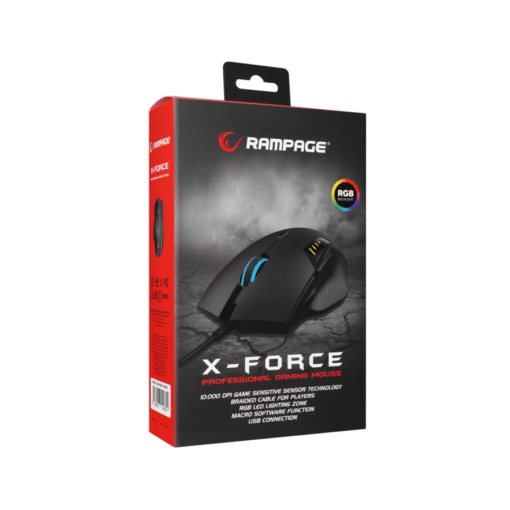 Miš gaming RAMPAGE SMX-R83 X-FORCE black, USB, - Slika 8