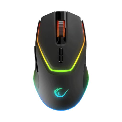 Miš gaming RAMPAGE VORTEX M1 Wireless/Wired Black RGB - Slika 3