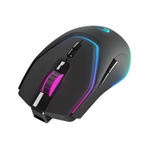 Mis gaming RAMPAGE VORTEX M1 WirelessWired Black RGB LED Rechargeable Gaming Mouse 6