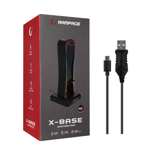 Postolje za slušalice gaming RAMPAGE RM-H77 X-BASE - Slika 7