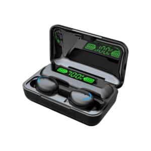 SLUŠALICE BLUETOOTH 5.1 TWS BTH-F9-5 + POWER BANK CRNE