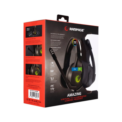 Slušalice sa mikrofonom gaming RAMPAGE RM-K10 PC/PS4 - Slika 6
