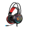 Slušalice sa mikrofonom gaming  RAMPAGE RM-K25 LUNATIC PRO black/red