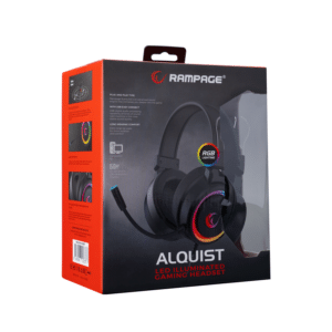 Slusalice sa mikrofonom gaming RAMPAGE SN R10 ALQUIST black 3 5 mm RGB 4