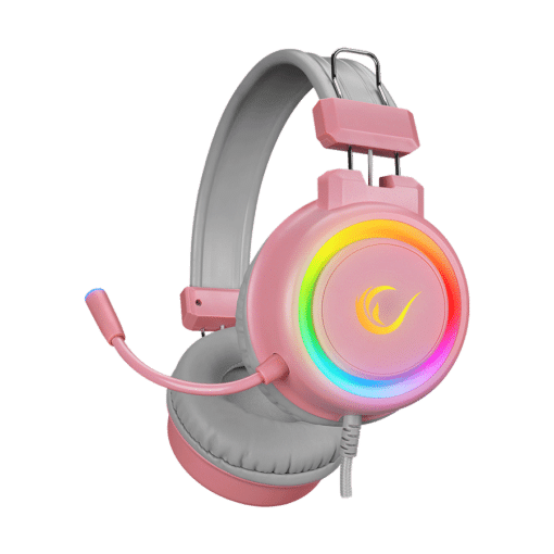Slušalice sa mikrofonom gaming RAMPAGE SN-R10 ALQUIST pink