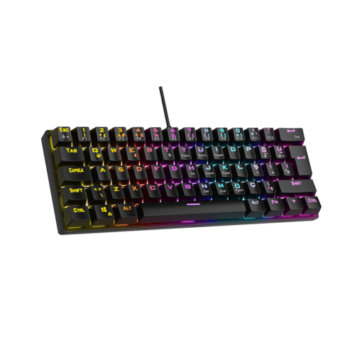 Tastatura gaming RAMPAGE PLOWER K60 Black US Layout - Slika 2