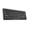 Tastatura gaming RAMPAGE REBEL Mechanical Low Profile blue switch US Layout Rainbow