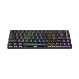 Tastatura gaming RAMPAGE REBEL Mechanical Low Profile blue switch US Layout Rainbow 2