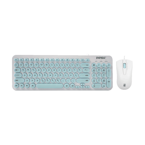 Tastatura + miš Everest KM-01K Turquoise
