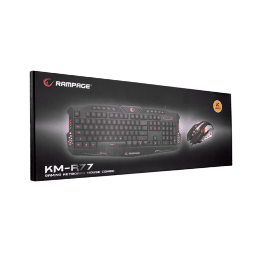 Tastatura + miš gaming RAMPAGE KM-R77 black, USB, LED, - Slika 9