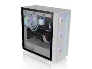 Thermaltake H570 TG ARGB Snow Mid tower tempered glass 3x 120mm ARGB Lite fan 3